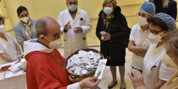 Al Giovanni Paolo II, il rito della benedizione delle palme