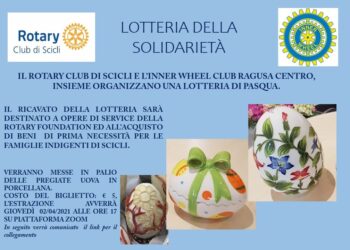 A Scicli, lotteria di Pasqua a sostegno delle famiglie indigenti