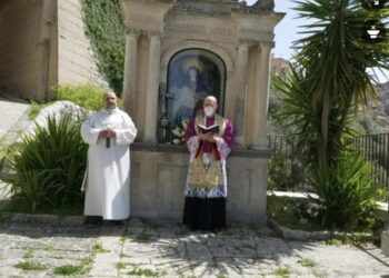 Addolorata a Monterosso Almo: ieri, domenica in albis, il rito della benedizione dei campi