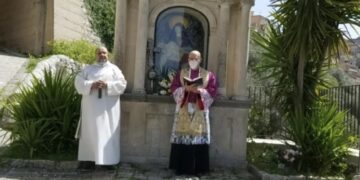 Addolorata a Monterosso Almo: ieri, domenica in albis, il rito della benedizione dei campi