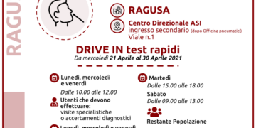 Una nuova sede per i test in drive in: al centro direzionale Asi di Ragusa