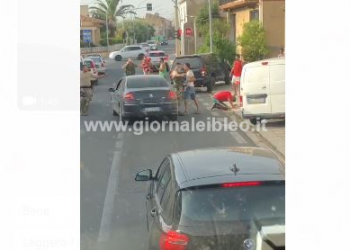 Rissa a Roccazzo, frazione di Chiaramonte. Un ferito