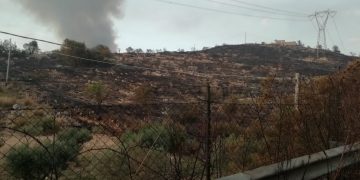 Incendio fra Chiaramonte e Monterosso: situazione stabile e sotto controllo, i canadair intervenuti stamani per bonificare l’area