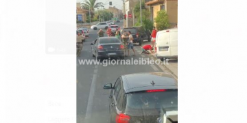 Rissa a Roccazzo, frazione di Chiaramonte. Un ferito