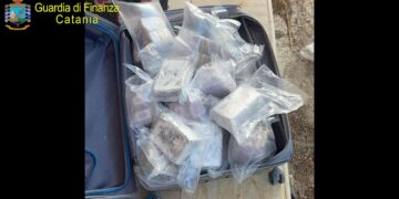 Traffico internazionale di droga, 53 kg di hashish trovati a Comiso