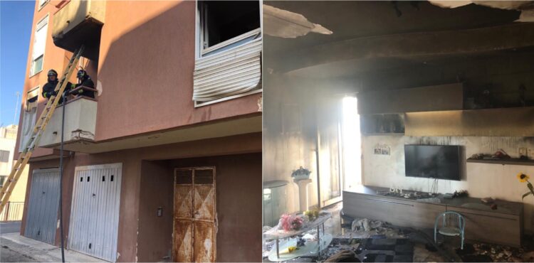 Ispica: incendio in un’abitazione, in salvo due anziani. In ospedale una giovane di 21 anni