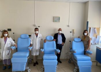 Poltrone elettriche per terapia multifunzionale destinate al Centro Provinciale di Riferimento per la Sclerosi Multipla