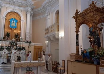 Giarratana: conclusi i festeggiamenti in onore di San Giuseppe con la visita del vescovo La Placa