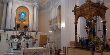 Giarratana: conclusi i festeggiamenti in onore di San Giuseppe con la visita del vescovo La Placa