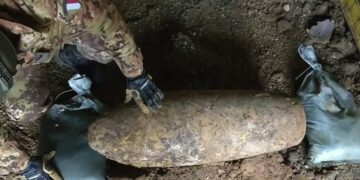 Ordigno bellico ritrovato fra Comiso e Chiaramonte