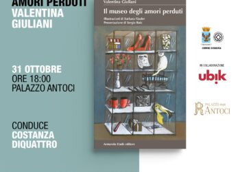 Ragusa: a Palazzo degli Antoci si presenta il nuovo libro di Valentina Giuliani, “Il museo degli amori perduti”