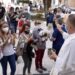 La benedizione degli animali nel segno di San Francesco ieri in piazza Cappuccini a Ragusa