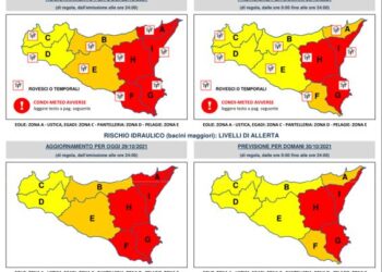 Nuovo avviso di protezione civile: anche domani allerta meteo rossa