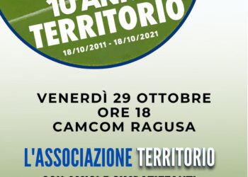 Territorio compie 10 anni di attività: un incontro