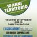 Territorio compie 10 anni di attività: un incontro
