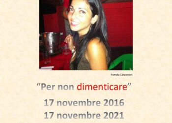 L’associazione “Adesso Basta” ricorda Pamela Canzonieri