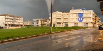 Tromba d’aria a Comiso: danni e tanta paura