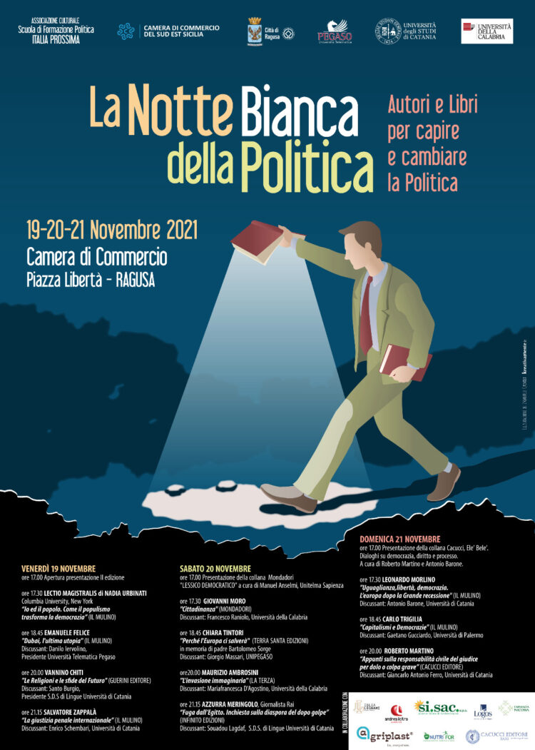 La notte bianca della politica: il 19, 20 e 21 novembre alla Camera di Commercio a Ragusa