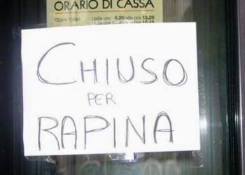 Vittoria: rapina alla banca Monte Paschi di Siena