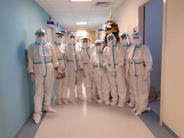 Il vescovo di Ragusa di Ragusa dal reparto covid del Giovanni Paolo II