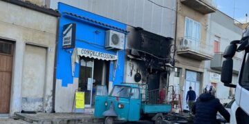 Attentato incendiario in un bar di Comiso