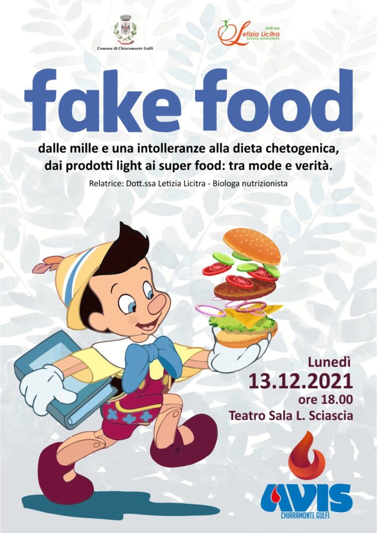Fake food: un incontro a Chiaramonte