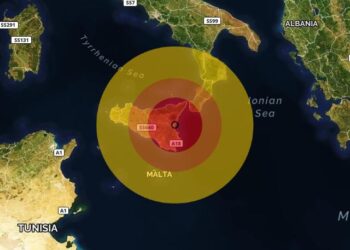 Scossa di terremoto avvertita in provincia di Ragusa