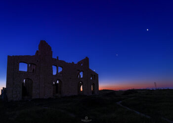 Alba alla Fornace Penna, due anni fa, prima dell’inizio della pandemia. La foto di Filippo Galati