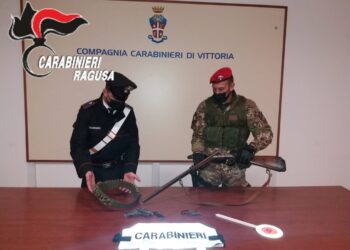 Vittoria. Carabinieri arrestano sessantenne per detenzione illecita di armi e munizioni