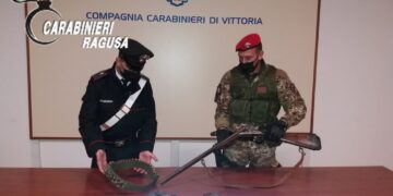 Vittoria. Carabinieri arrestano sessantenne per detenzione illecita di armi e munizioni