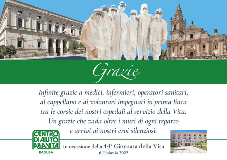 Giornata per la vita: il programma della 44esima edizione a Ragusa