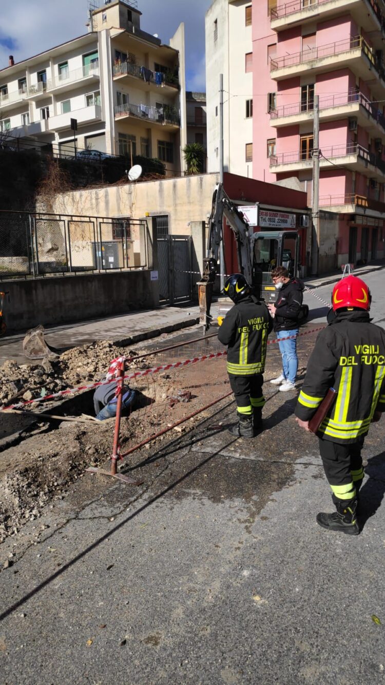 Fuorisciuta di gas in via Ingegnere Migliorisi a Ragusa