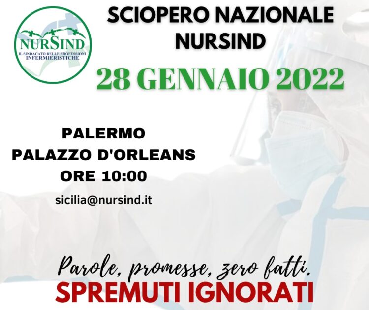 Il Nursind Ragusa partecipa allo sciopero nazionale degli infermieri
