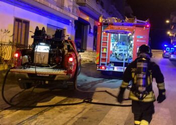 Incendio in un appartamento a Chiaramonte