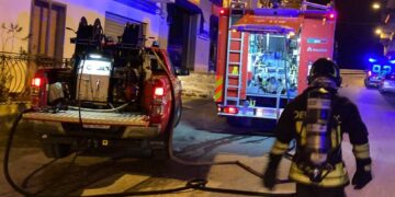 Incendio in un appartamento a Chiaramonte