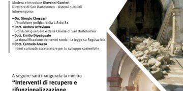 “Testimonianze, storie e progetti della legge su Ibla, dal 1981 ad oggi”. Il 3 giugno un incontro