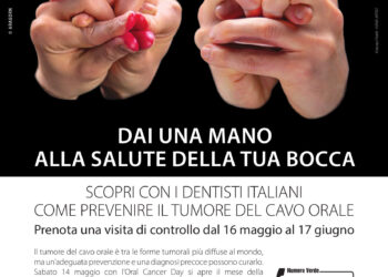 Modica: Oral Cancer Day, la Fondazione ANDI Onlus in piazza contro il tumore del cavo orale
