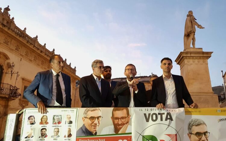 Il vice segretario nazionale del PD Giuseppe Provenzano a Scicli per Giorgio Vindigni: “Lavoro e legalità”