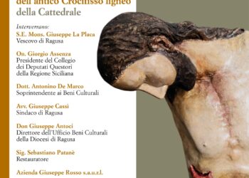 “La bellezza ritrovata”: presentazione del ritrovamento e del restauro dell’antico crocifisso ligneo della Cattedrale di Ragusa