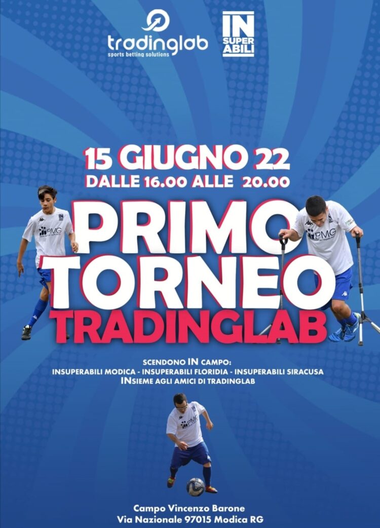 Primo torneo Tradinglab Modica – Stadio Comunale “Vincenzo Barone” . ll 15 giugno 2022 ore 16.00-20.00
