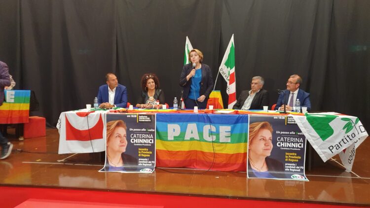 L’on. Caterina Chinnici accolta da una sala gremita al Feliciano Rossitto di Ragusa