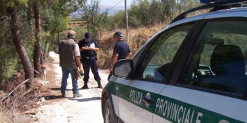 Intervento della Polizia Provinciale: denunciato un bracconiere