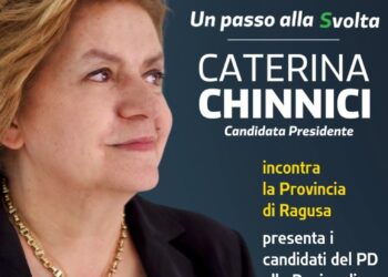 Caterina Chinnici lunedì 11 luglio a Ragusa