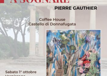 Pierre Gauthier alla Coffee House del Castello di Donnafugata…”Continuare a Sognare”