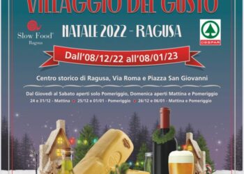 Villaggio del Gusto dall’8 dicembre all’8 gennaio nel centro storico di Ragusa superiore