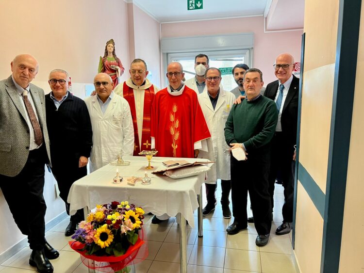 La festa di Santa Lucia celebrata stamani all’ospedale Maria Paternò Arezzo