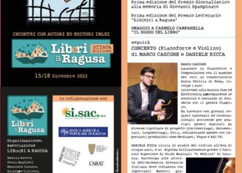 Matteo Collura apre l’ottava edizione di Lib(e)ri a Ragusa