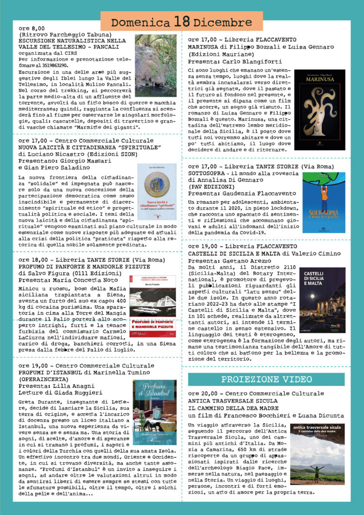 LIberi Ragusa: si continua anche oggi, domenica 18 dicembre