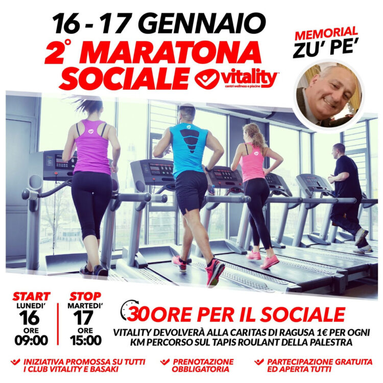 Maratona di Beneficenza Vitality Ragusa, Modica e Gela