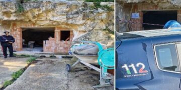 Si costruisce casa in una grotta, denunciato un ragusano